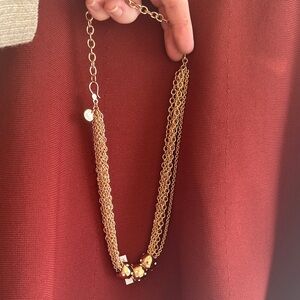 Stackable Gold Multi-Strand Necklace